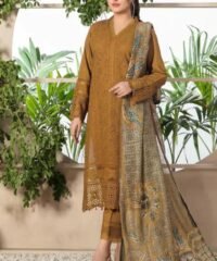 MARIA B Dhanak Embroidered 3PC Suit