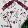 3pc Printed Linen Suit