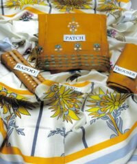 URGE 3pc Dhanak Embroidered Suit
