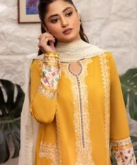 Elan 3PC Fancy Dhanak Embroidered Suit