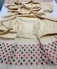 Elan 3PC Fancy Dhanak Embroidered Suit
