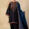 3PC Fancy Linen Suit with Printed Soft Wool Shawl
