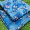 Linen 3Pc Overall Printed Suit