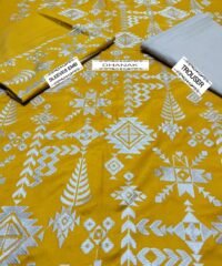 LIMELIGHT 2pc Yellow Fancy Dhanak Suit
