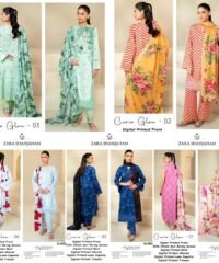 ZARA SHAHJAHAN 3-Piece Printed Suit