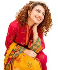 Embroidered Lawn Dress with Monark Tarkashi Dupatta