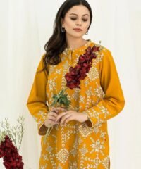 Lawn 2Pcs Embroidered Summer Dress