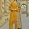 Clay Brown Lawn Suit with Printed Monark Voil Dupatta