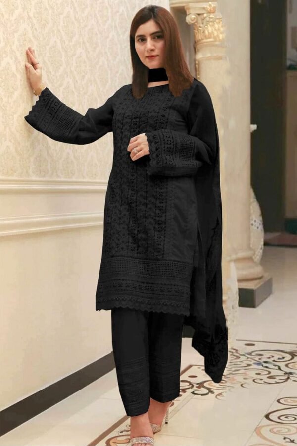 Luxury Embroidered 3-Piece Suit